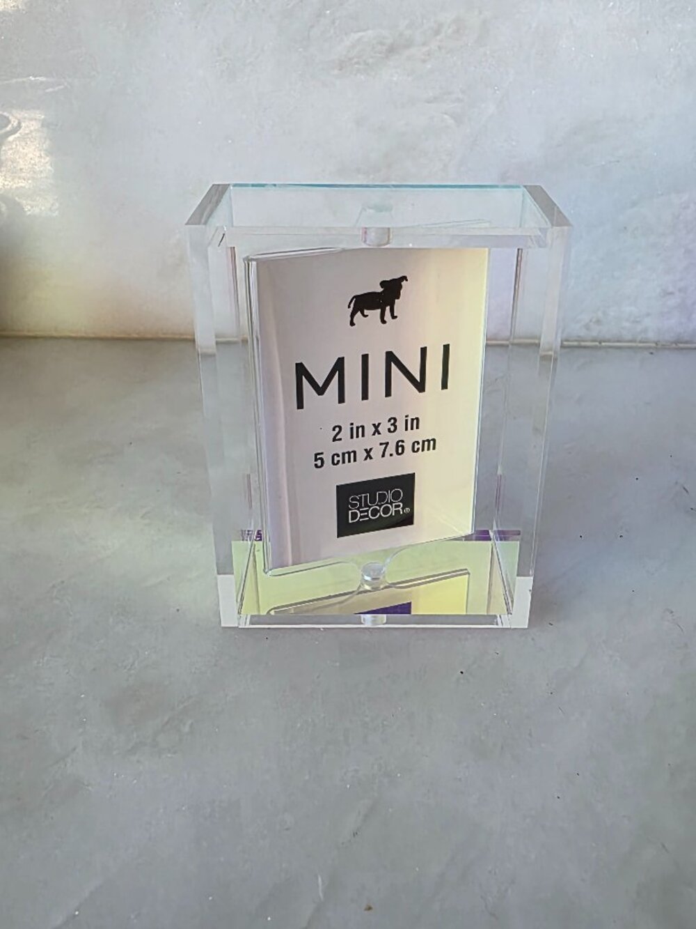 Set of 3 double sided rotating photo frame